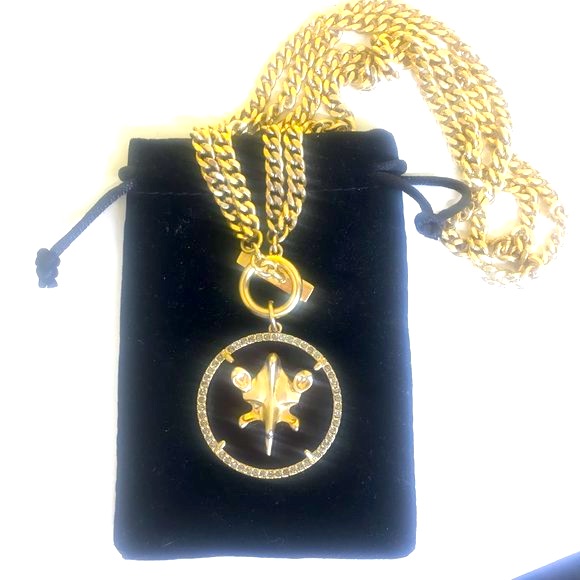 - Givenchy Panther-Head Necklace